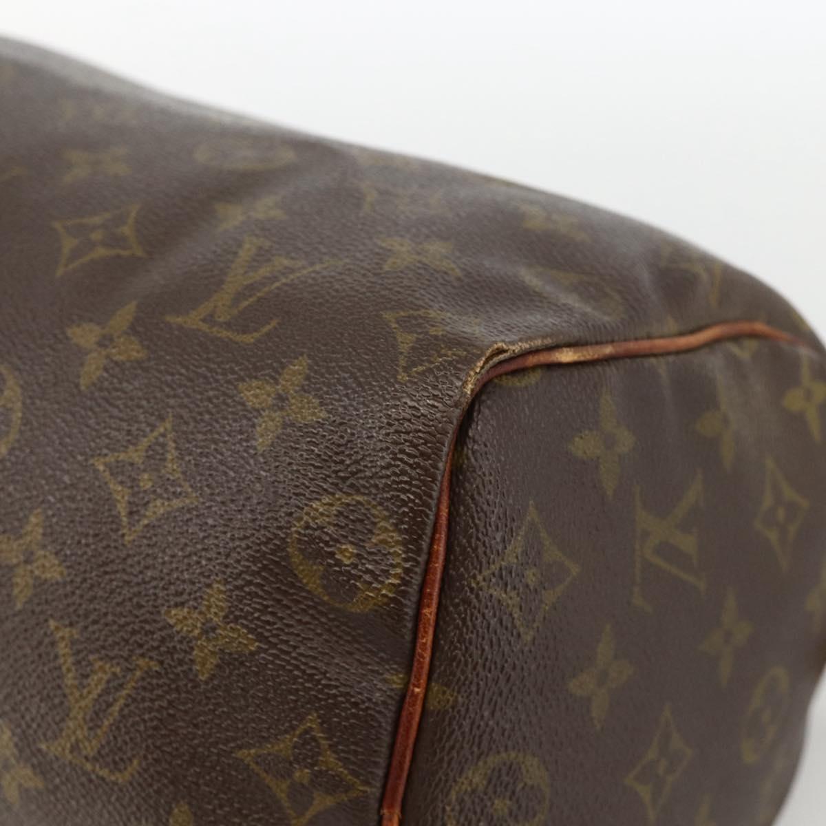 LOUIS VUITTON Monogram Speedy 25 Hand Bag M41528 LV Auth 174726