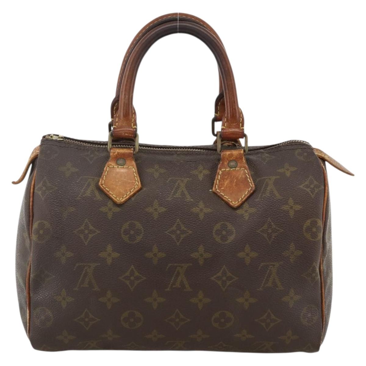 LOUIS VUITTON Monogram Speedy 25 Hand Bag M41528 LV Auth 174726