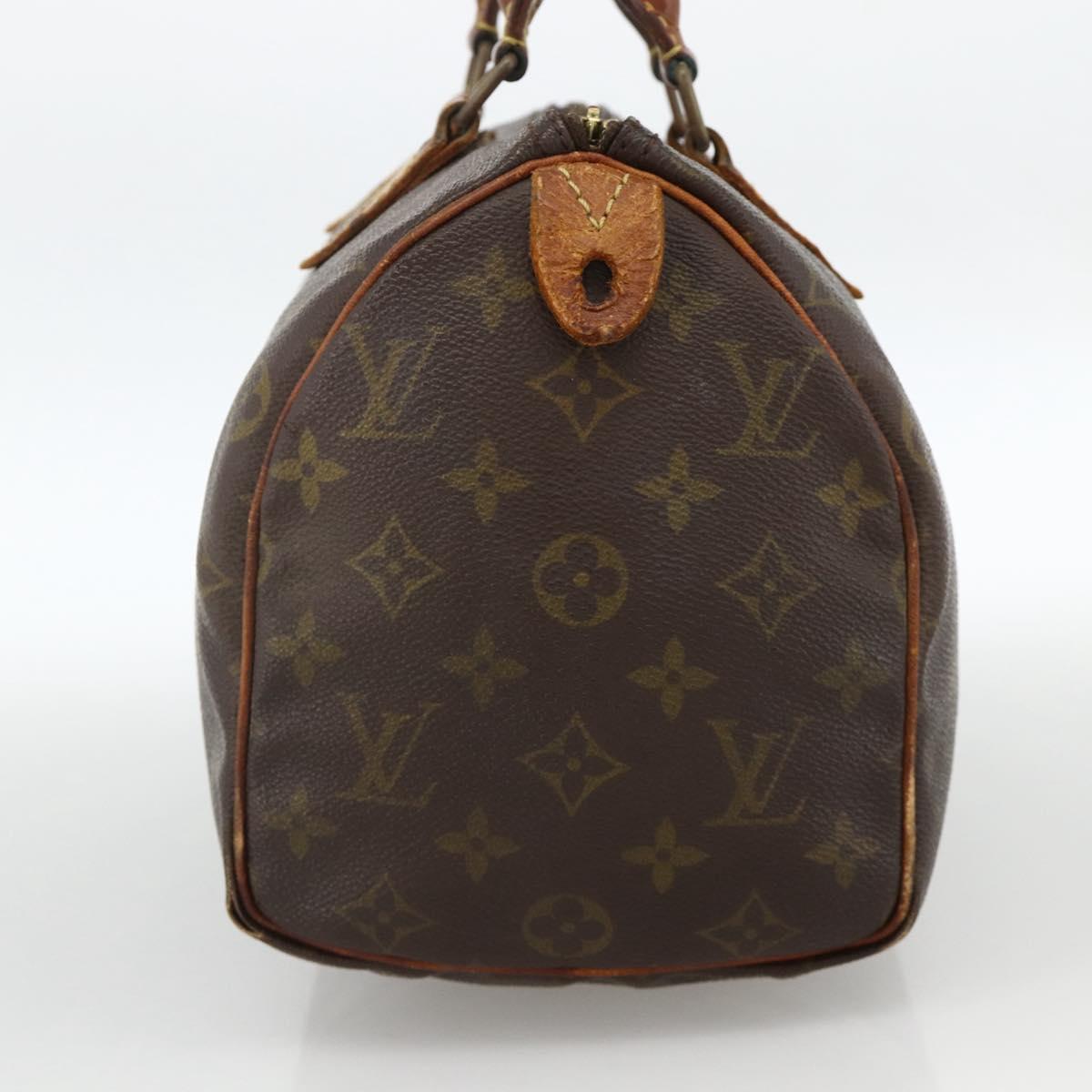LOUIS VUITTON Monogram Speedy 25 Hand Bag M41528 LV Auth 174726