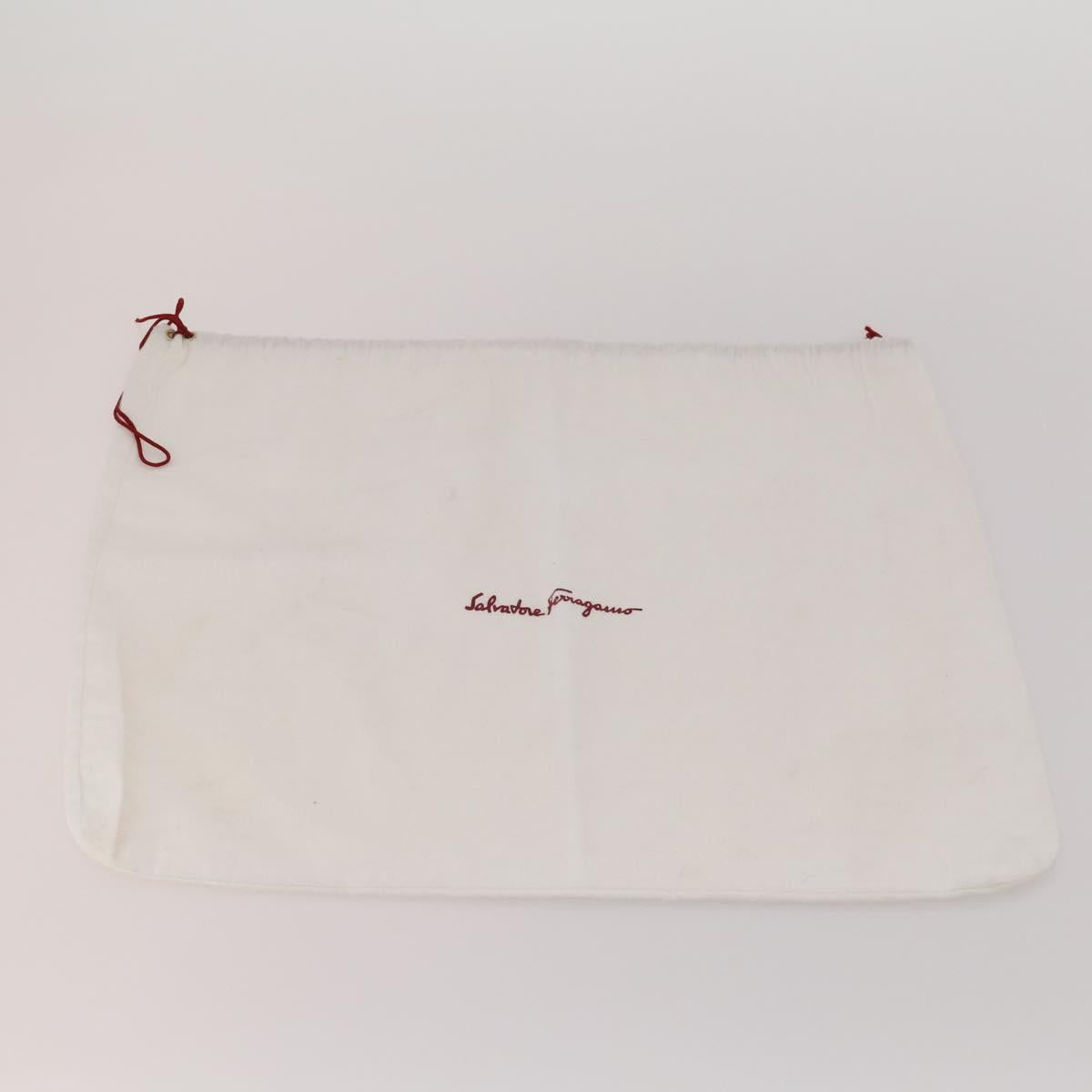 Salvatore Ferragamo Dust Bag Cotton 10 sheets set White Auth 174731