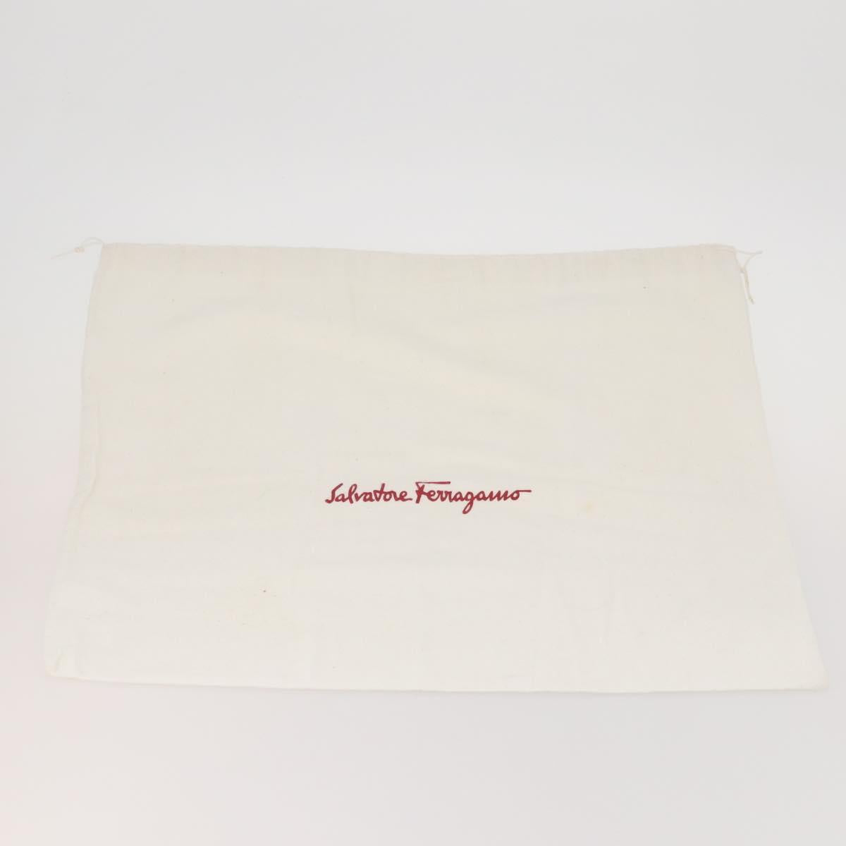 Salvatore Ferragamo Dust Bag Cotton 10 sheets set White Auth 174731