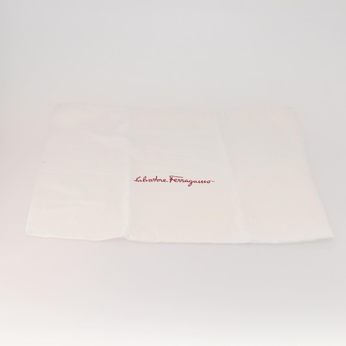 Salvatore Ferragamo Dust Bag Cotton 10 sheets set White Auth 174731
