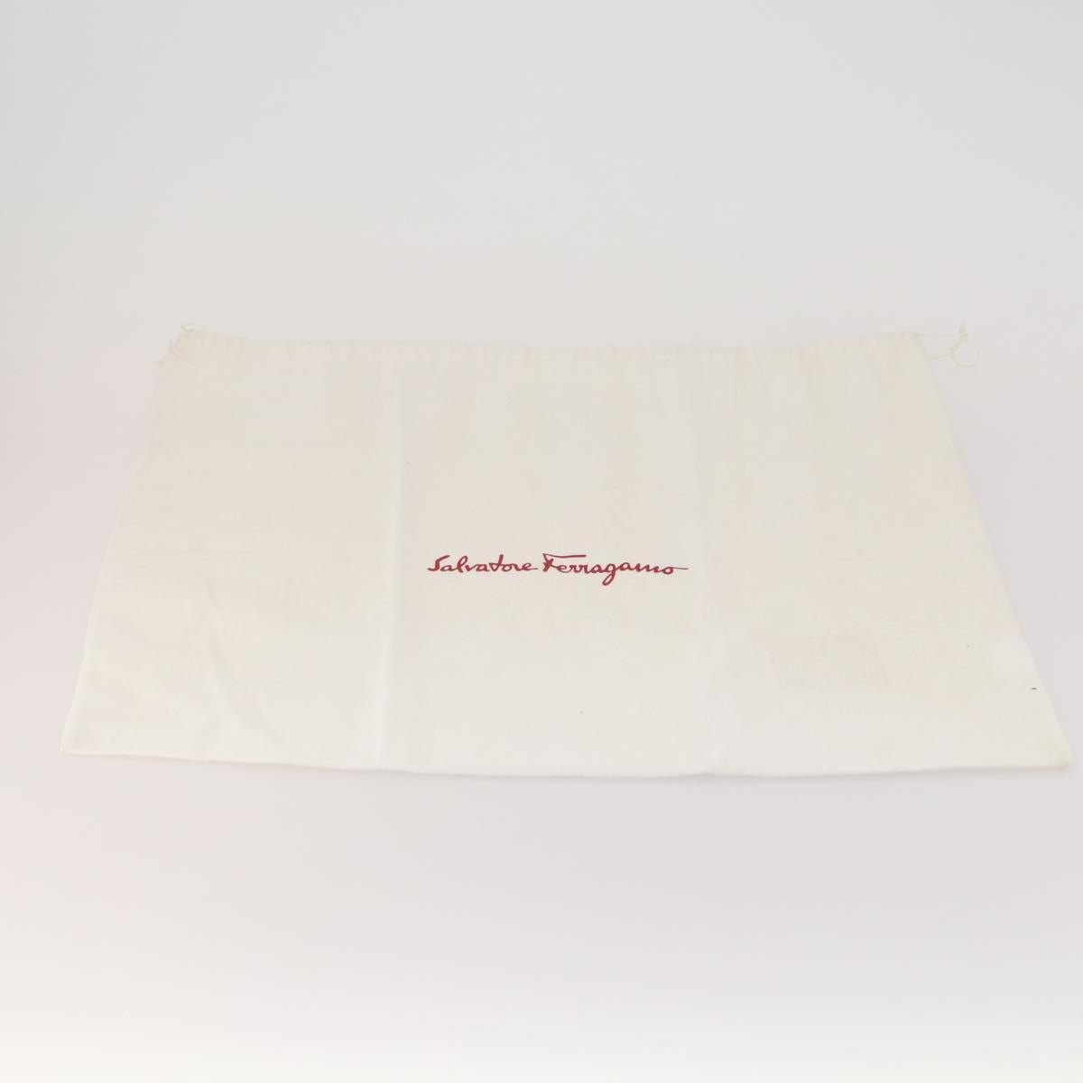 Salvatore Ferragamo Dust Bag Cotton 10 sheets set White Auth 174731