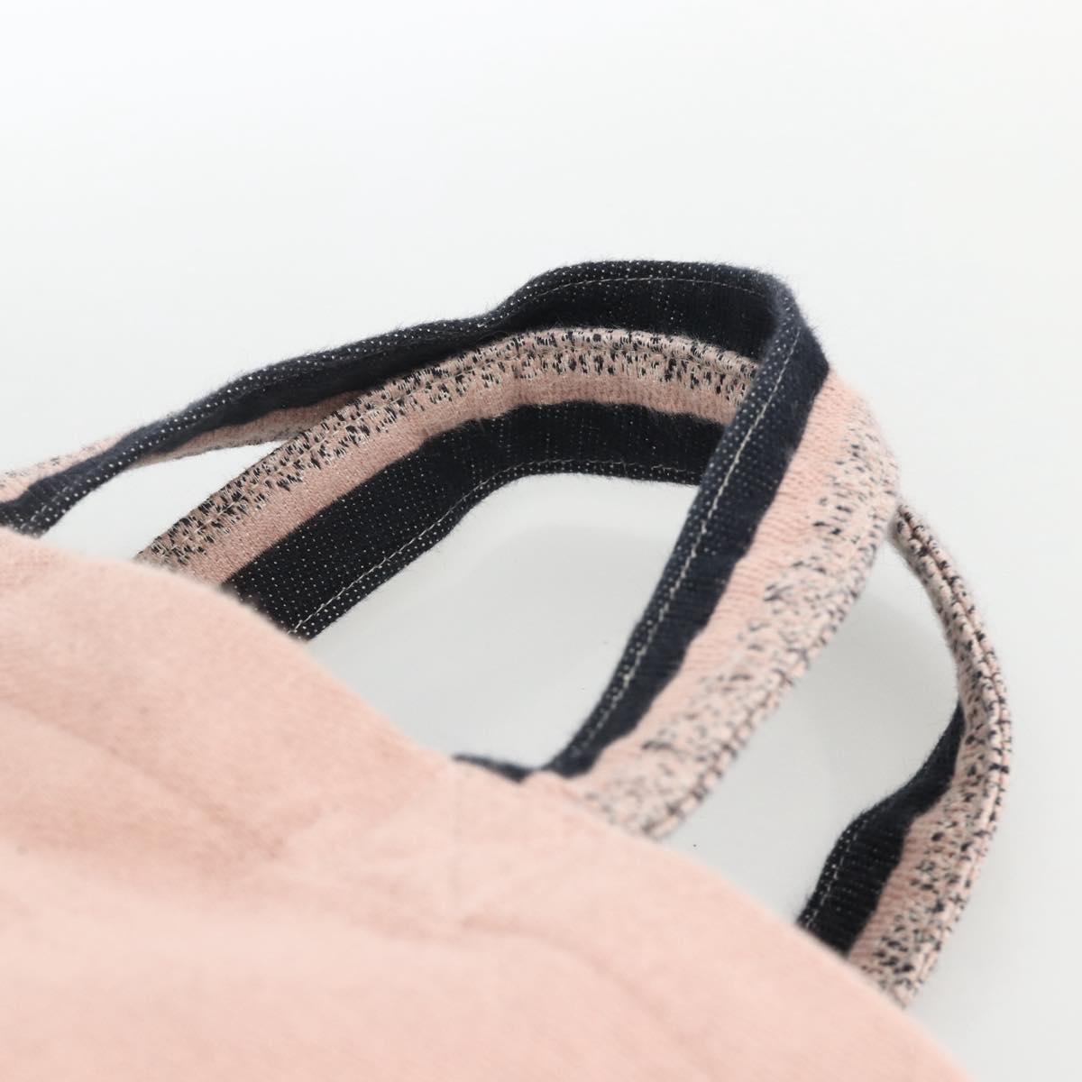 Christian Dior Tote Bag Canvas Pink Auth 174744A