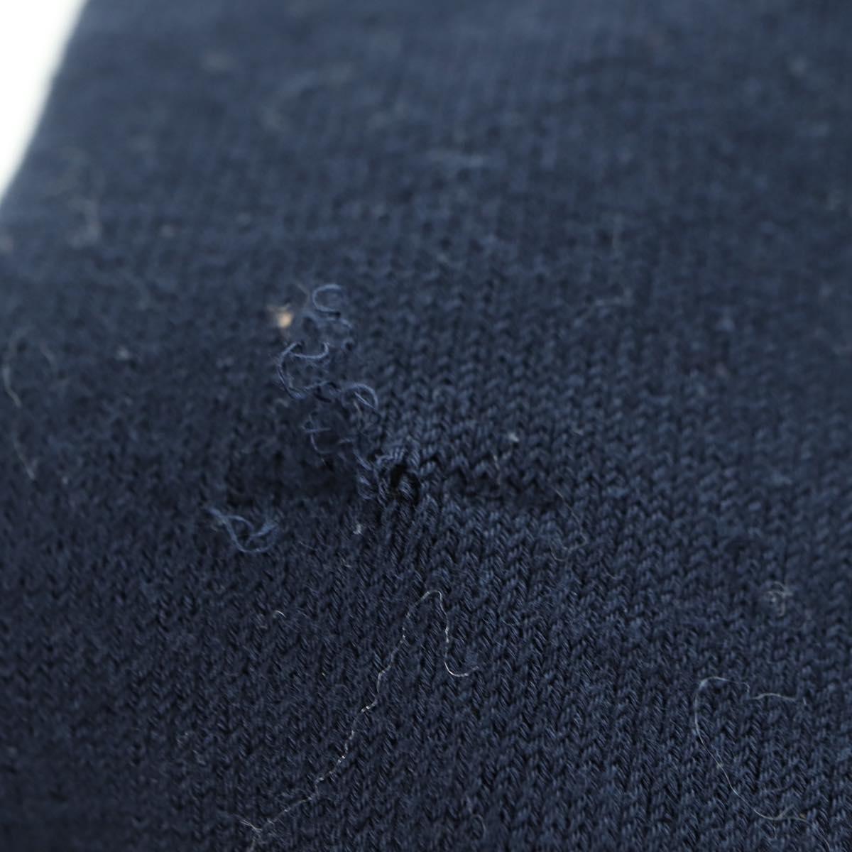 PRADA Long Sleeved T Shirt Cotton Navy Auth 174765A