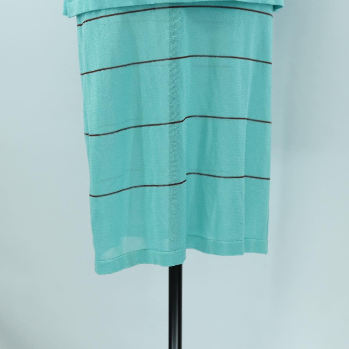 BALENCIAGA One Piece Dress And Jacket set Rayon Light Blue Auth 174767A