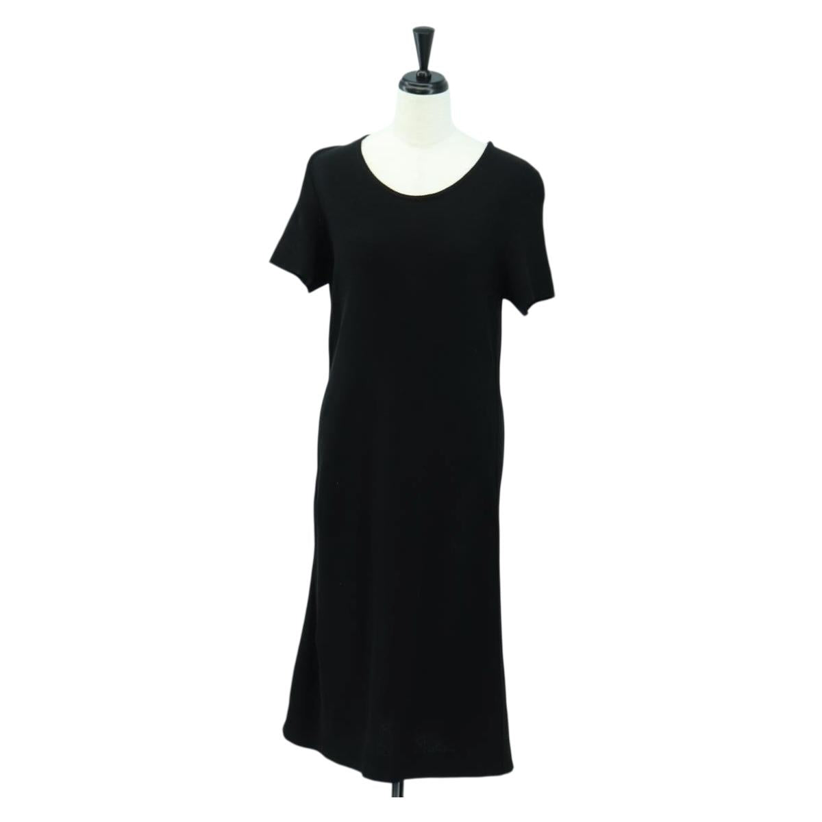 Salvatore Ferragamo One Piece Cotton M Black Auth 174769A