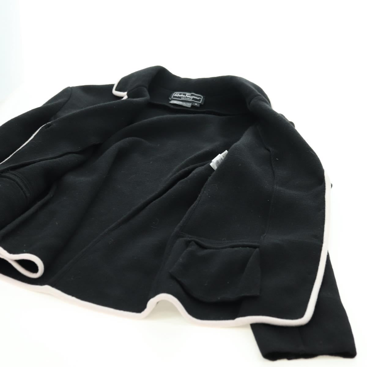 Salvatore Ferragamo Jacket Wool S Black Auth 174770A