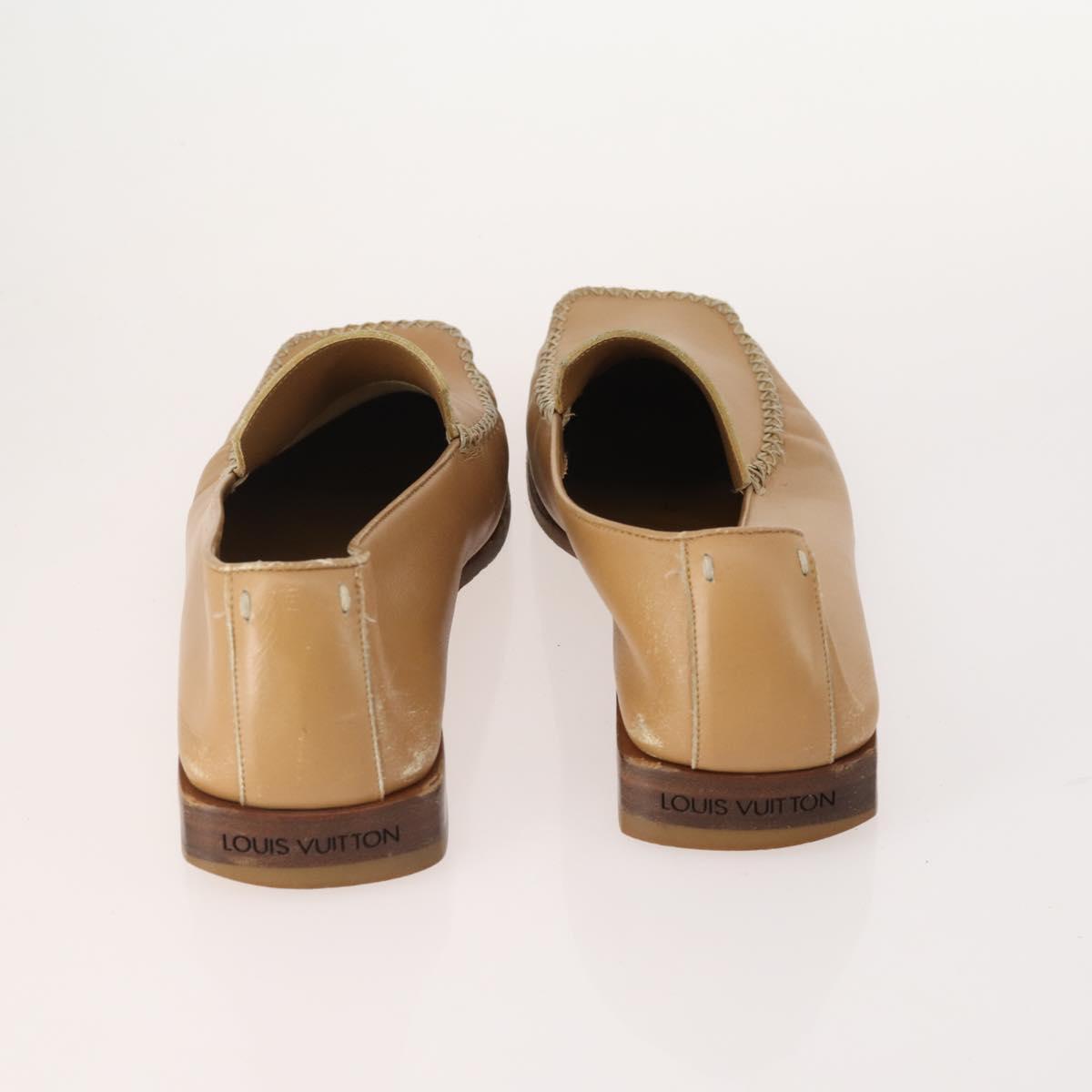 LOUIS VUITTON Monogram Mini Shoes Leather 5 Set Black Beige Navy LV Auth 174780