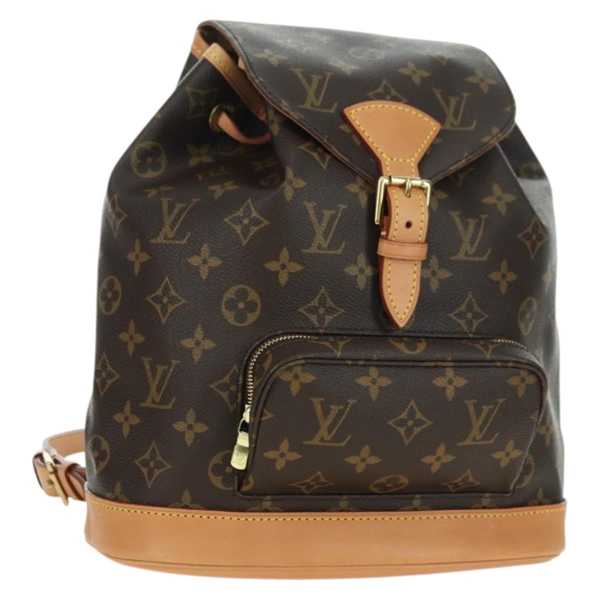 LOUIS VUITTON Monogram Montsouris MM Backpack M51136 LV Auth 174781SAV