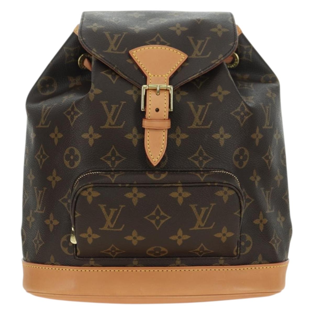 LOUIS VUITTON Monogram Montsouris MM Backpack M51136 LV Auth 174781SAV