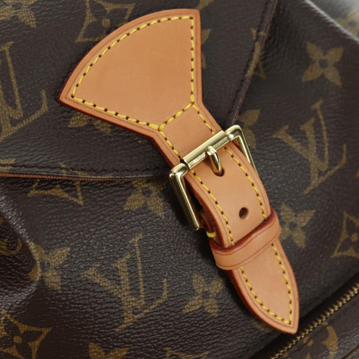 LOUIS VUITTON Monogram Montsouris MM Backpack M51136 LV Auth 174781SAV
