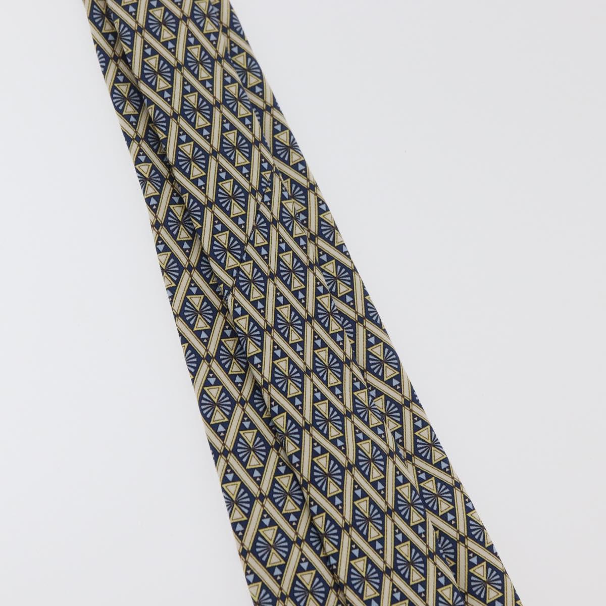 HERMES Necktie Silk Blue Auth 174891A