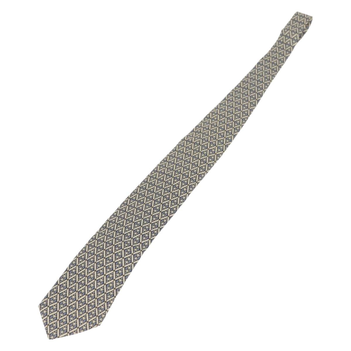 HERMES Necktie Silk Blue Auth 174891A