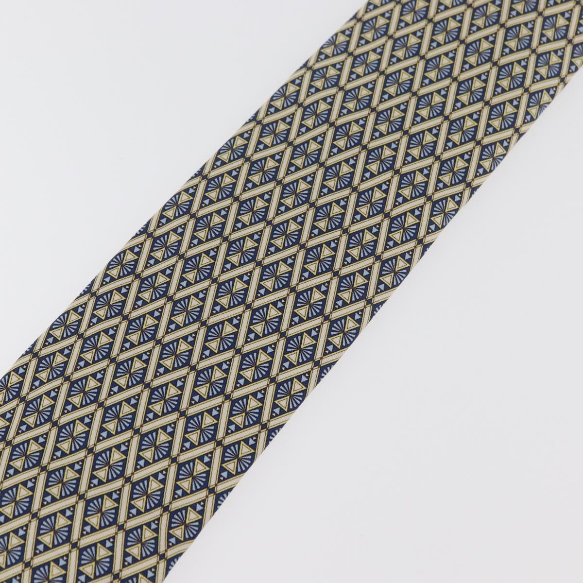 HERMES Necktie Silk Blue Auth 174891A