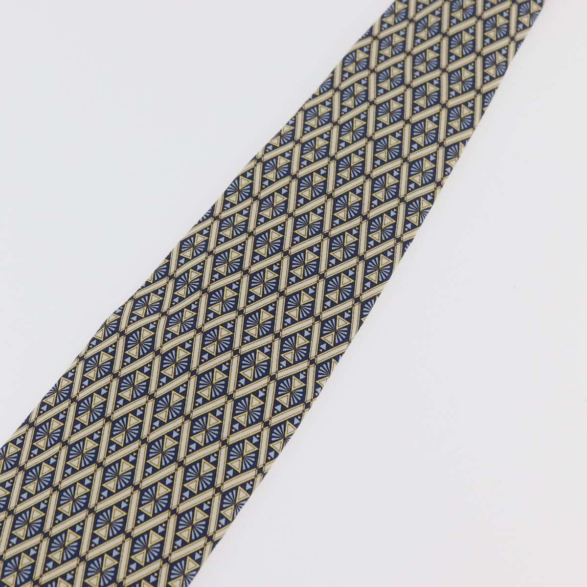 HERMES Necktie Silk Blue Auth 174891A
