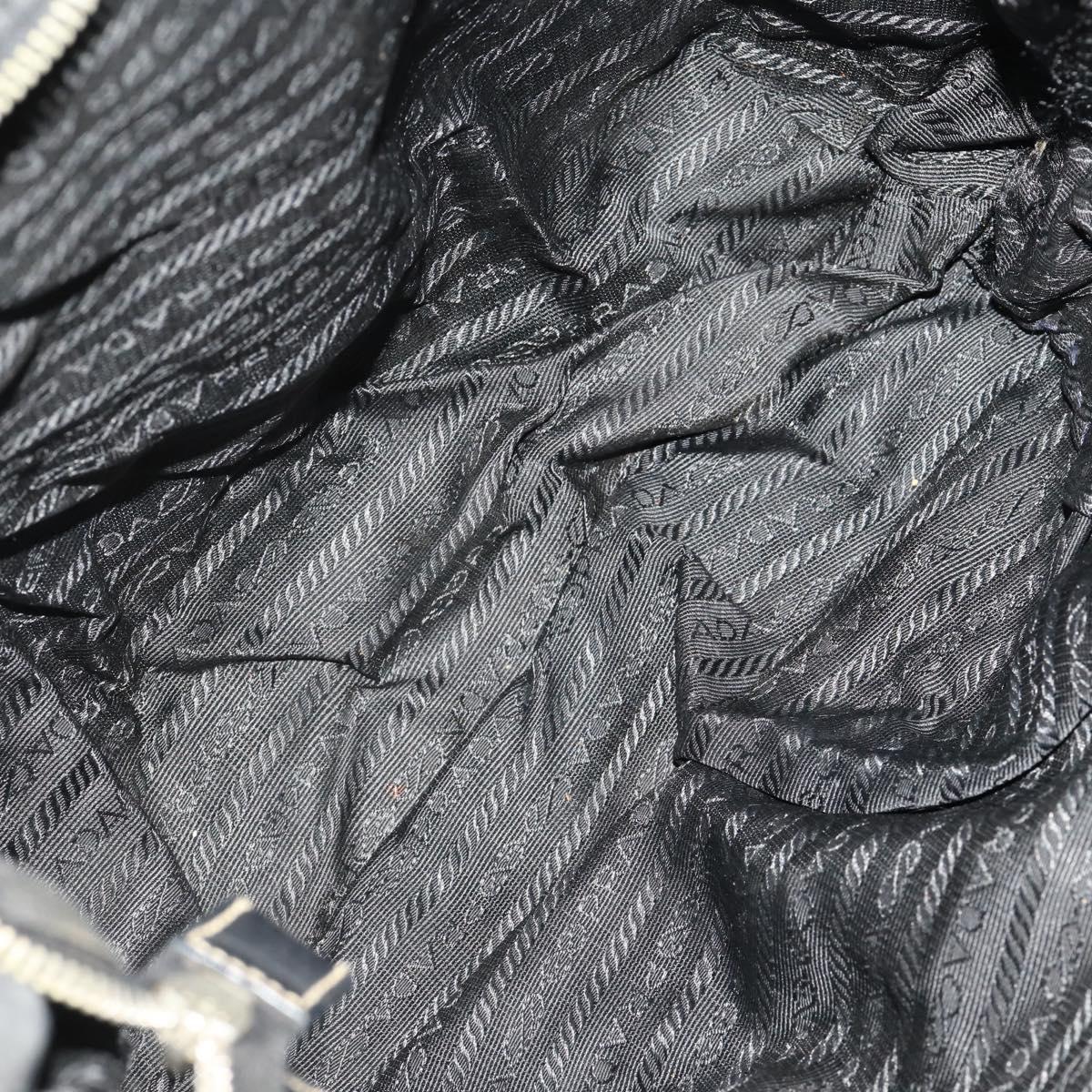 PRADA Hand Bag Nylon 5 Set Black Auth 174961