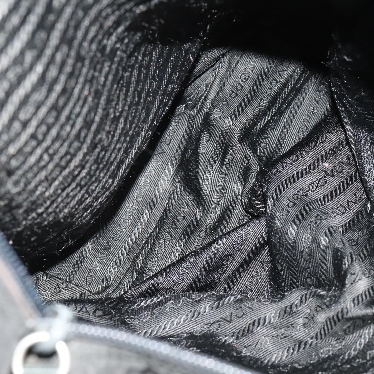 PRADA Hand Bag Nylon 5 Set Black Auth 174961