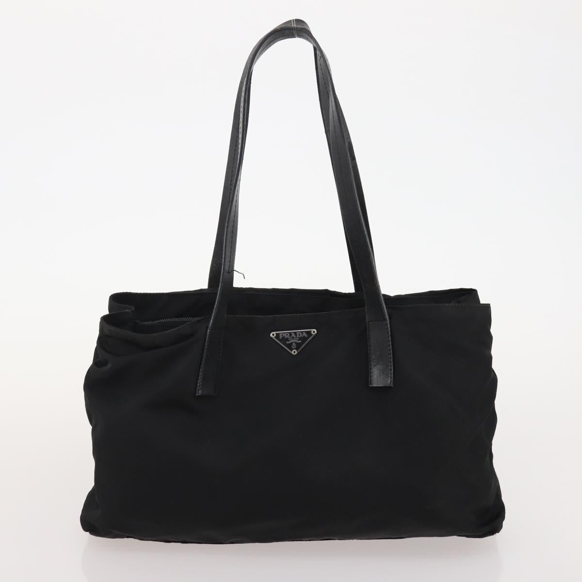 PRADA Hand Bag Nylon 5 Set Black Auth 174961