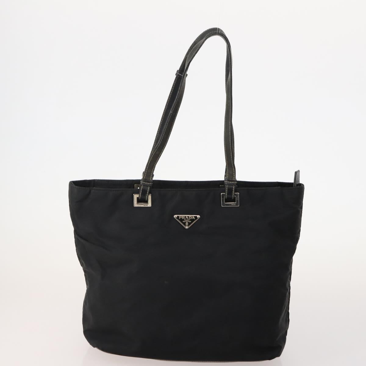 PRADA Hand Bag Nylon 5 Set Black Auth 174961