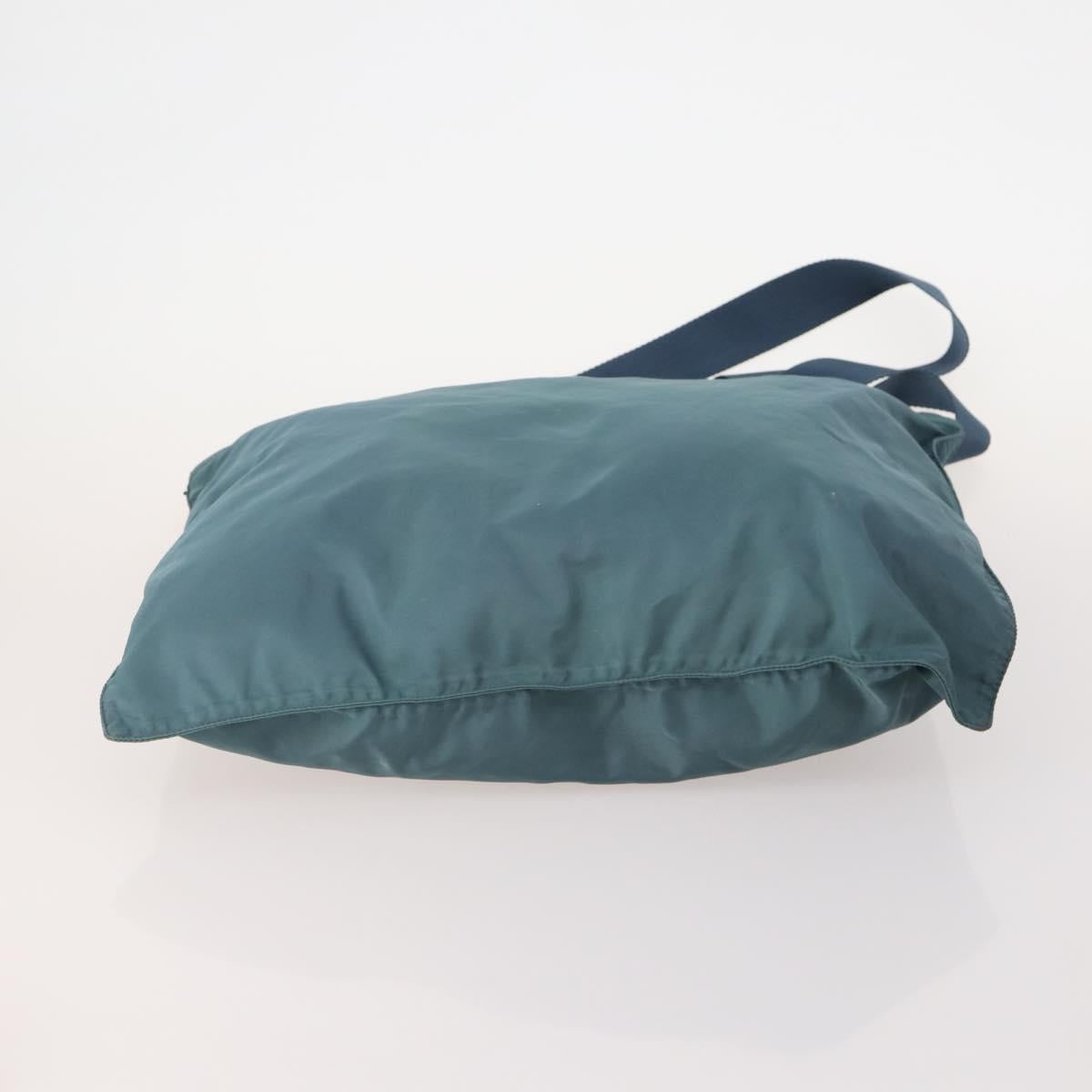 PRADA Hand Bag Nylon 5 Set Green Beige Red Auth 174971