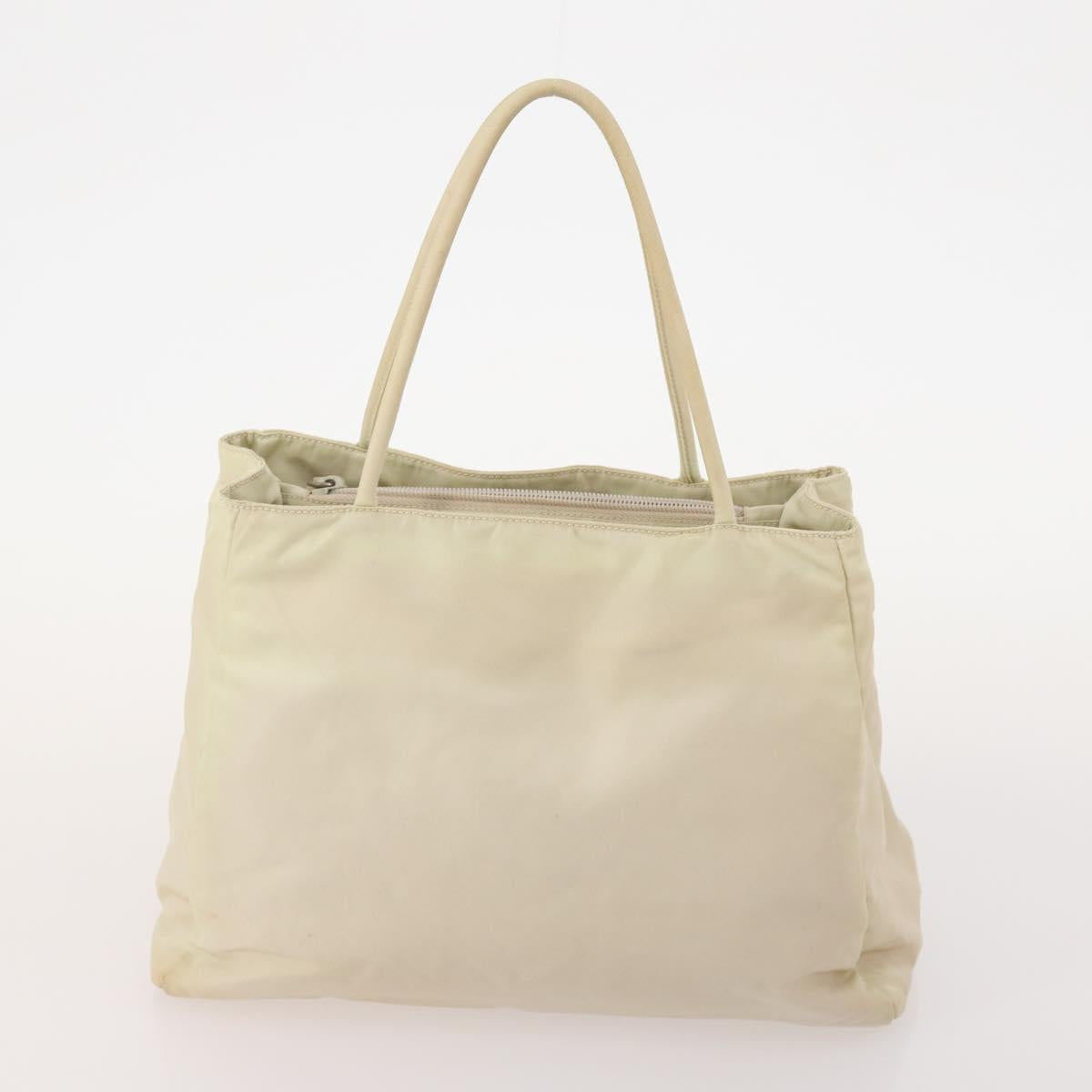 PRADA Hand Bag Nylon 5 Set Green Beige Red Auth 174971