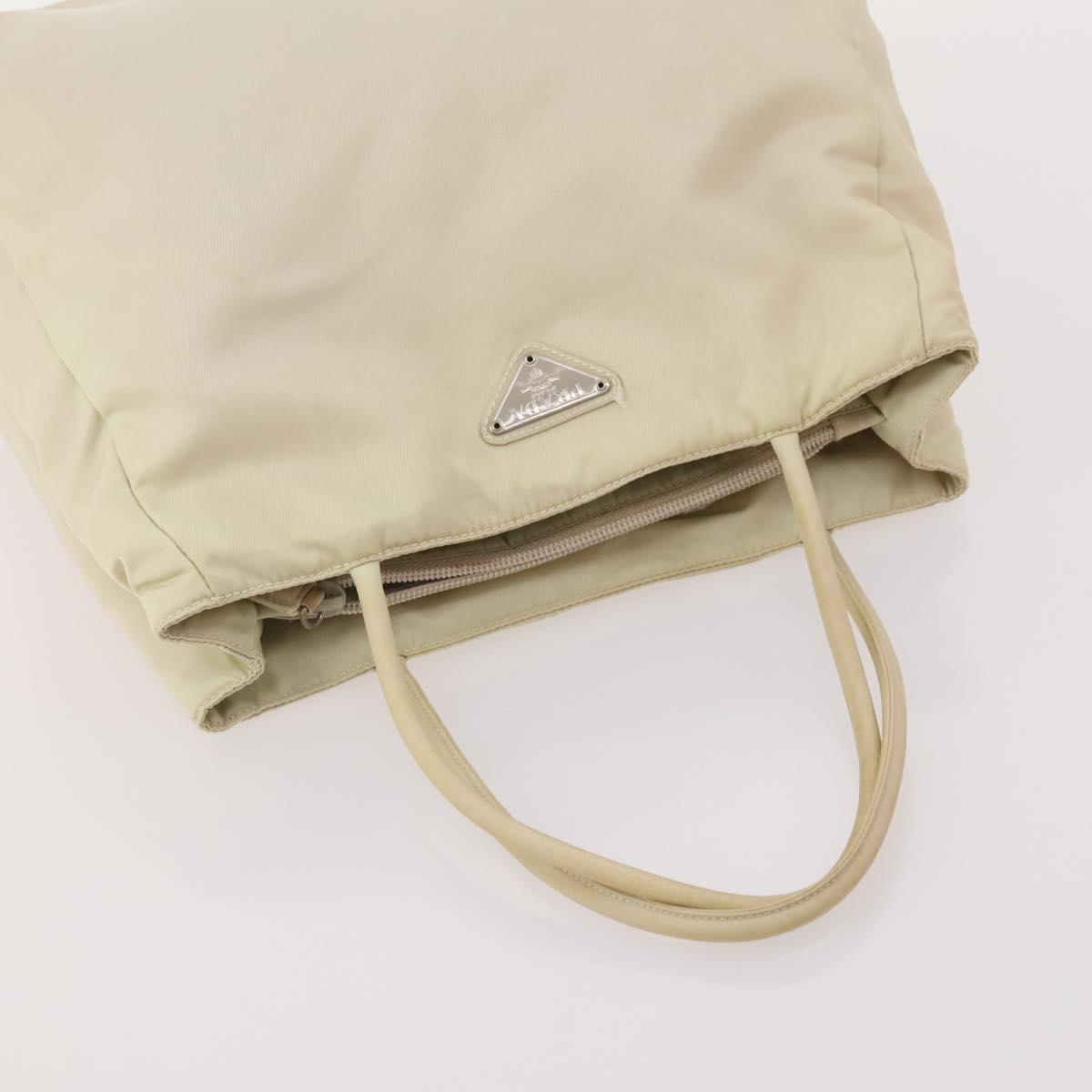 PRADA Hand Bag Nylon 5 Set Green Beige Red Auth 174971