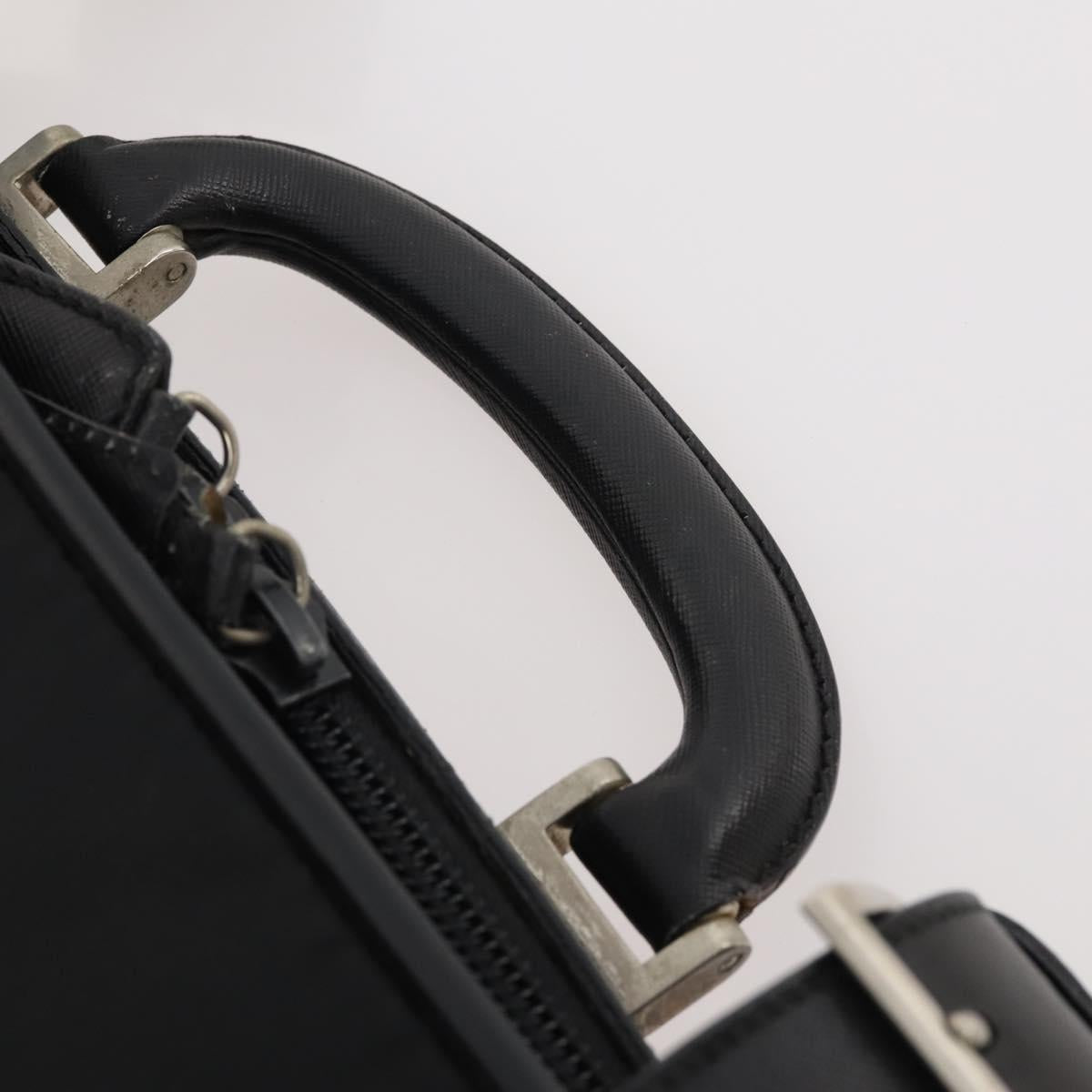PRADA Trunk Nylon 2 Set Black Auth 174973