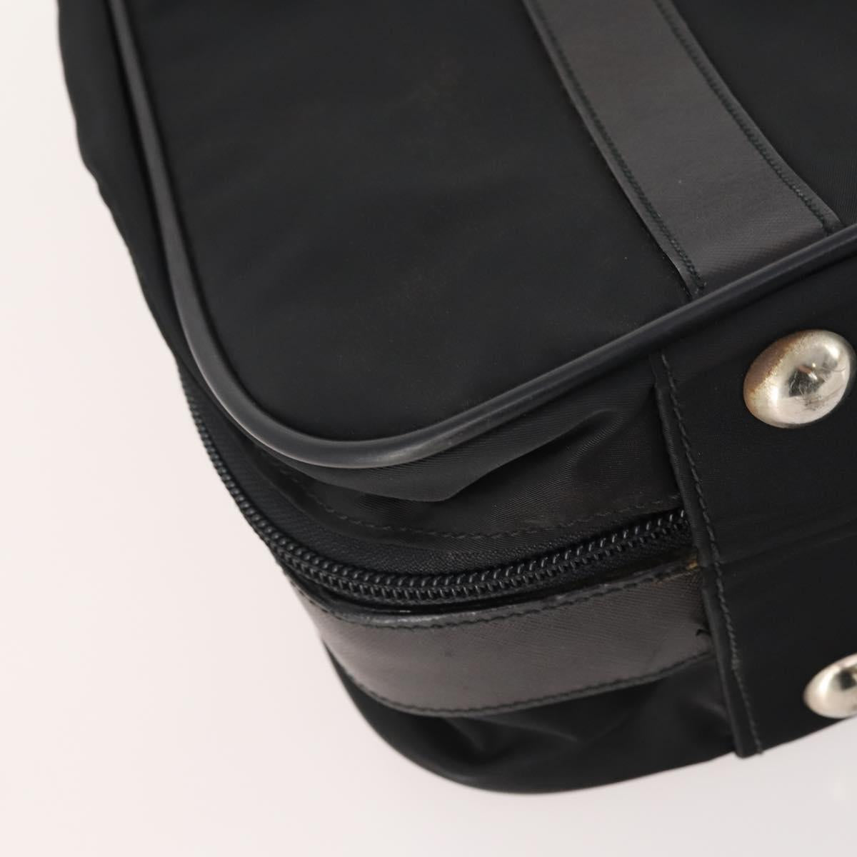 PRADA Trunk Nylon 2 Set Black Auth 174973