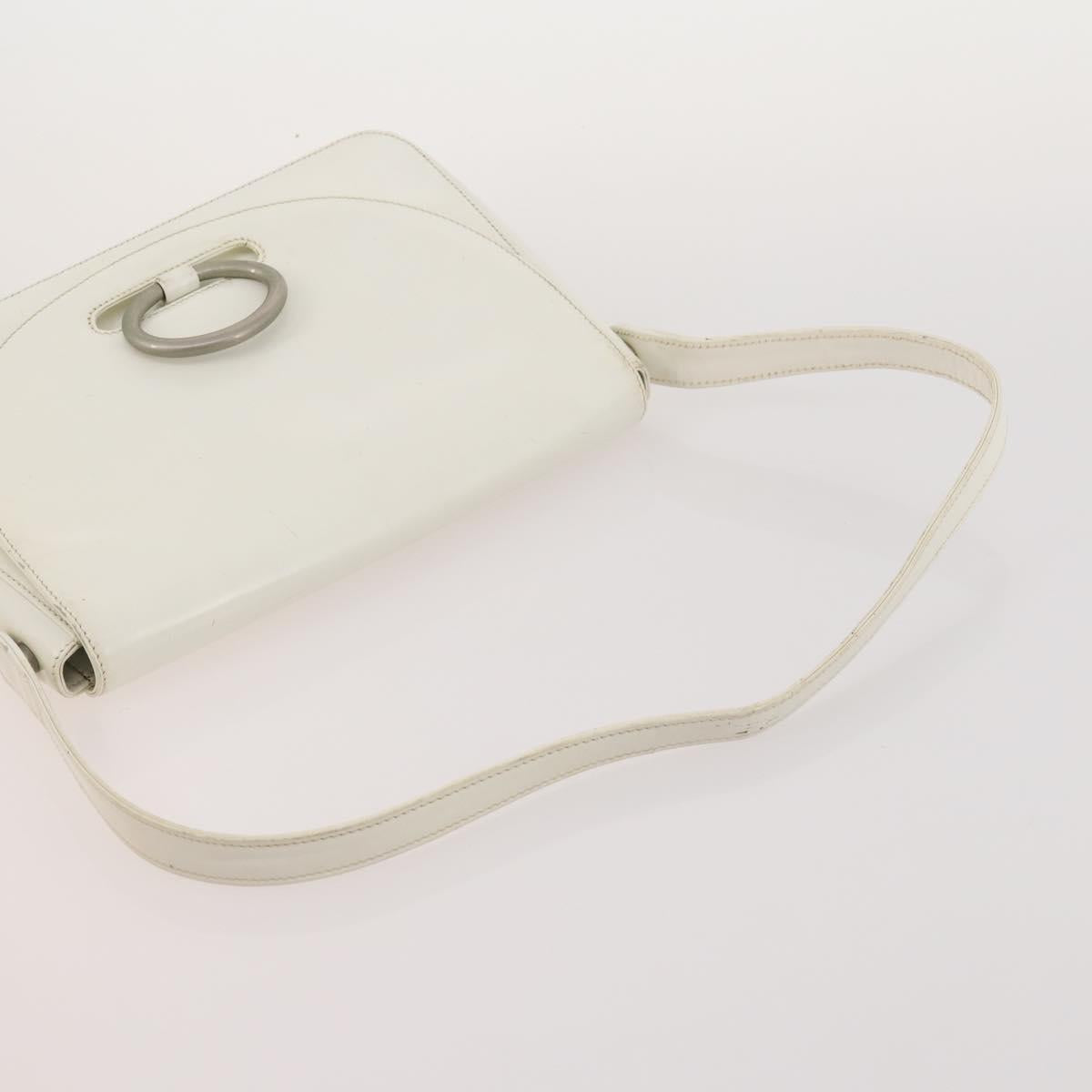 PRADA Shoulder Bag Canvas Leather 5 Set Black White Brown Auth 174978