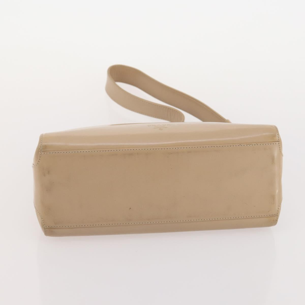 PRADA Hand Bag Nylon 5 Set Beige Green Auth 174981