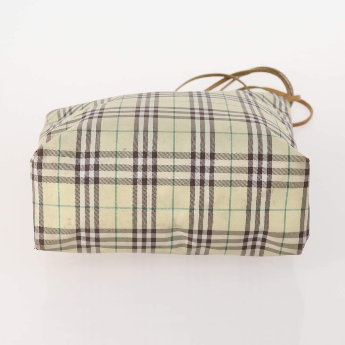 Burberrys Burberry Nova Check Hand Bag Nylon 4 Set Beige Auth 174988