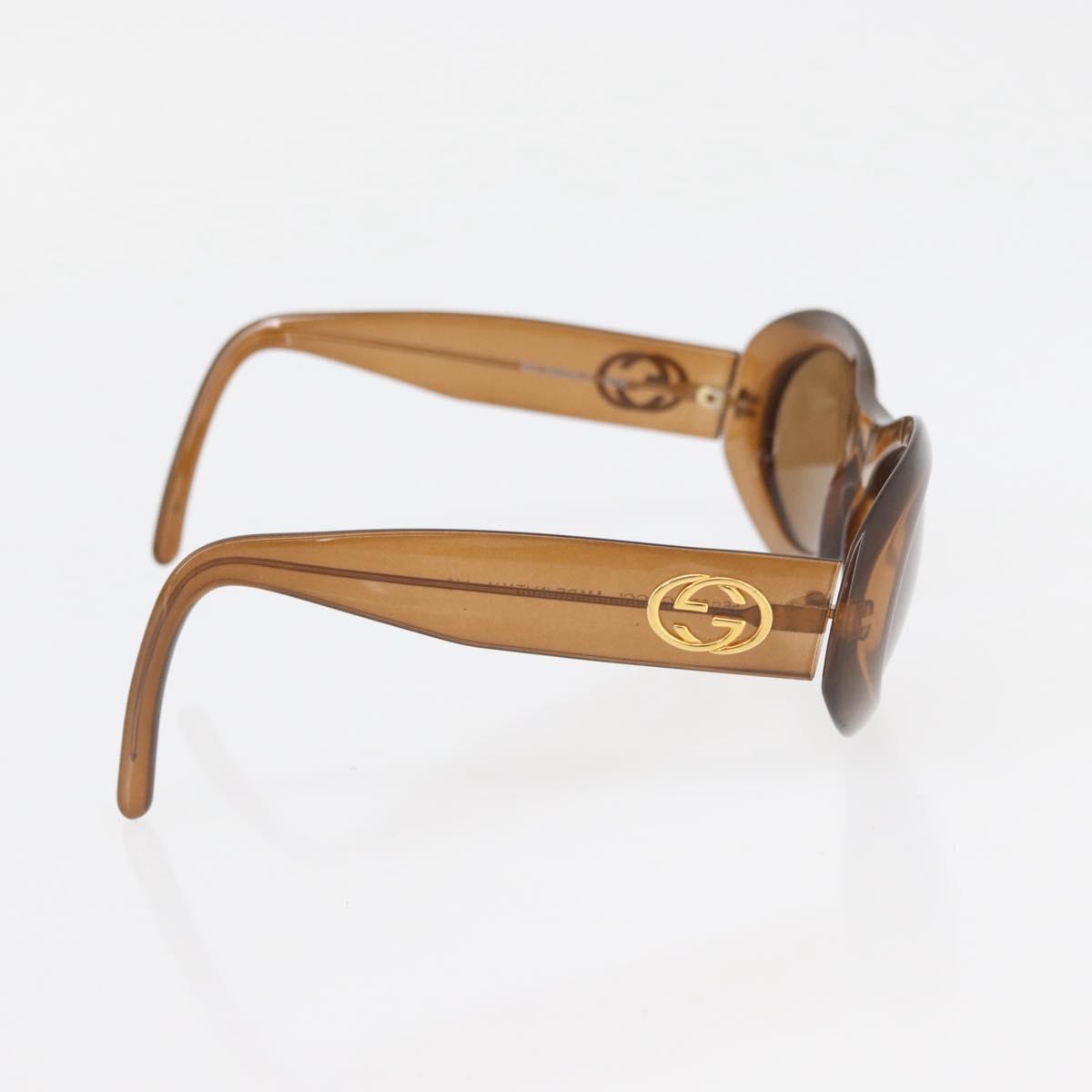 GUCCI Sunglasses plastic 3 Set Brown Black Auth 174997