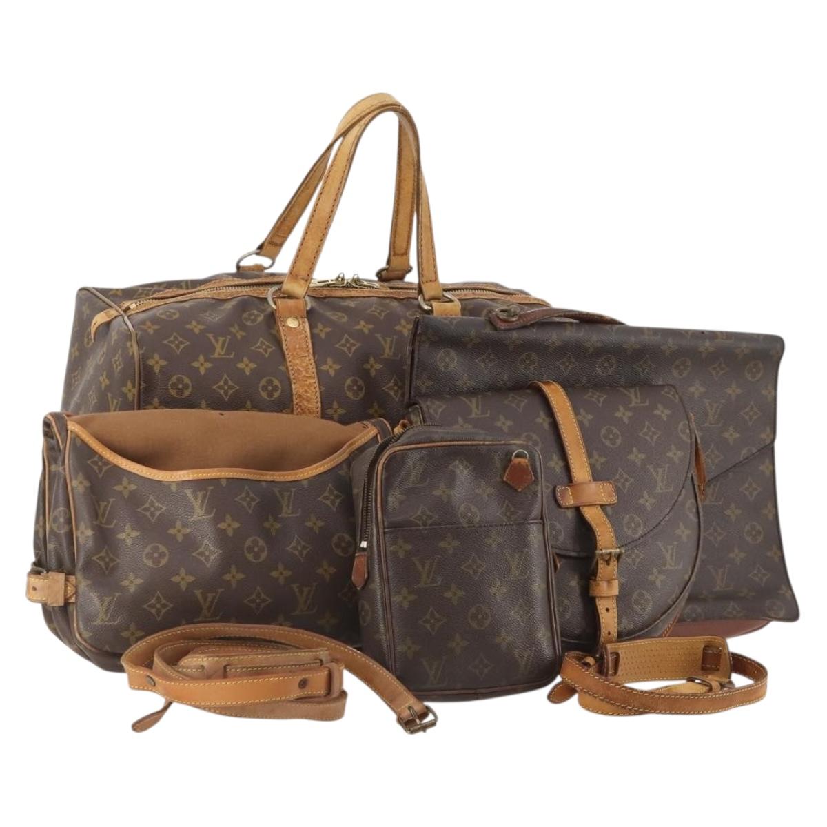 LOUIS VUITTON Monogram Hand Bag 5 Set LV Auth 175019