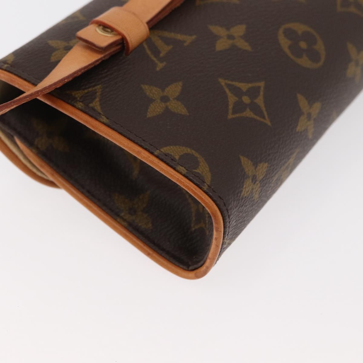 LOUIS VUITTON Monogram Pochette Florentine Waist bag M51855 LV Auth 175033A