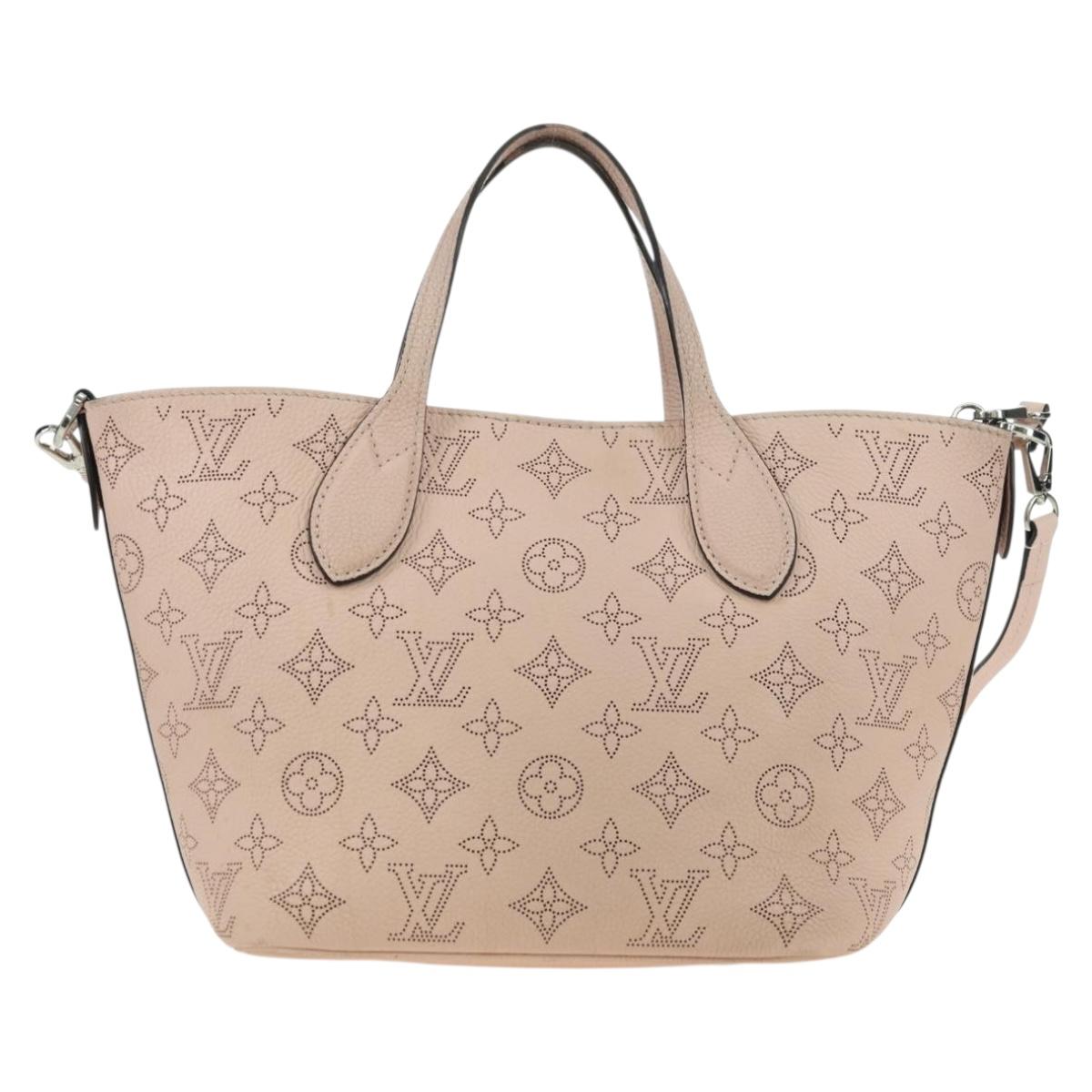 LOUIS VUITTON Mahina Blossom PM Hand Bag Jasmine Pink M23196 LV Auth 175037