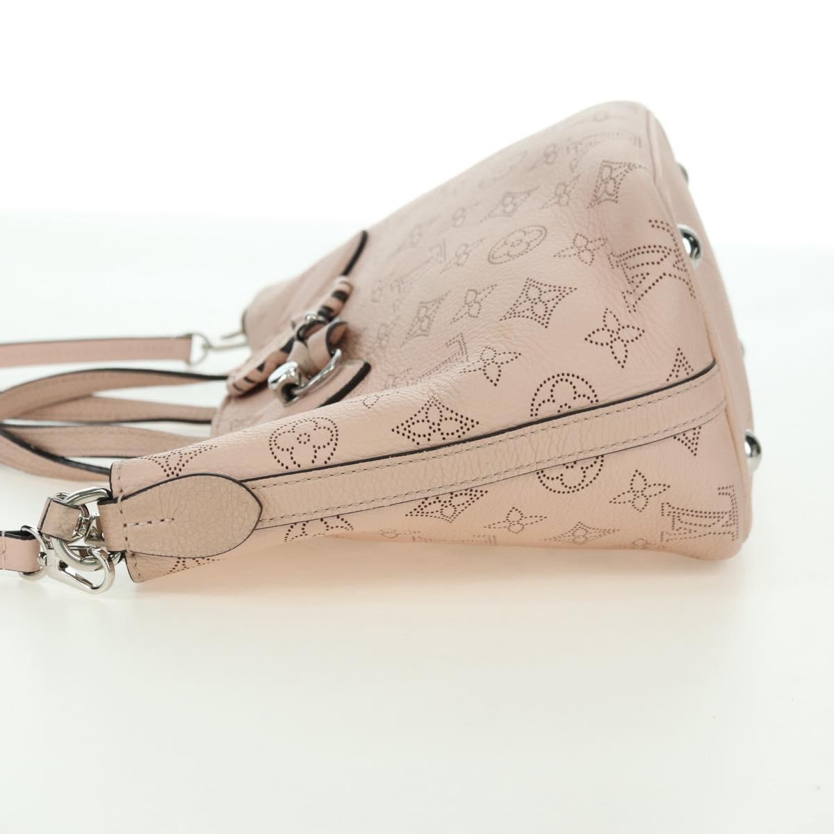 LOUIS VUITTON Mahina Blossom PM Hand Bag Jasmine Pink M23196 LV Auth 175037