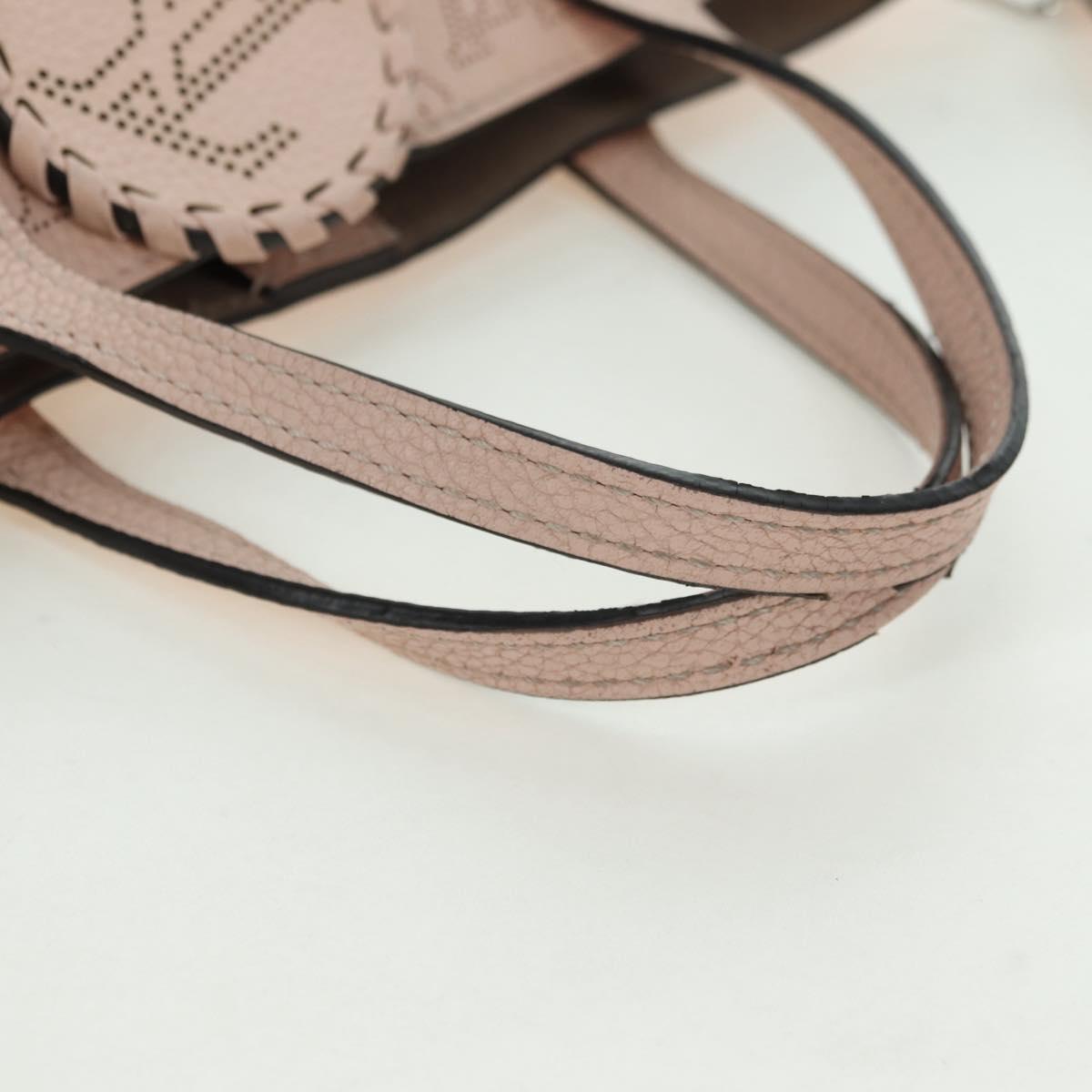 LOUIS VUITTON Mahina Blossom PM Hand Bag Jasmine Pink M23196 LV Auth 175037