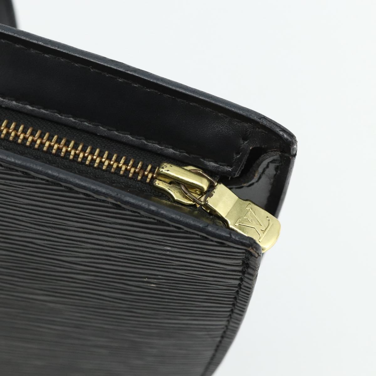 LOUIS VUITTON Epi Saint Jacques Hand Bag Black M52272 LV Auth 175051
