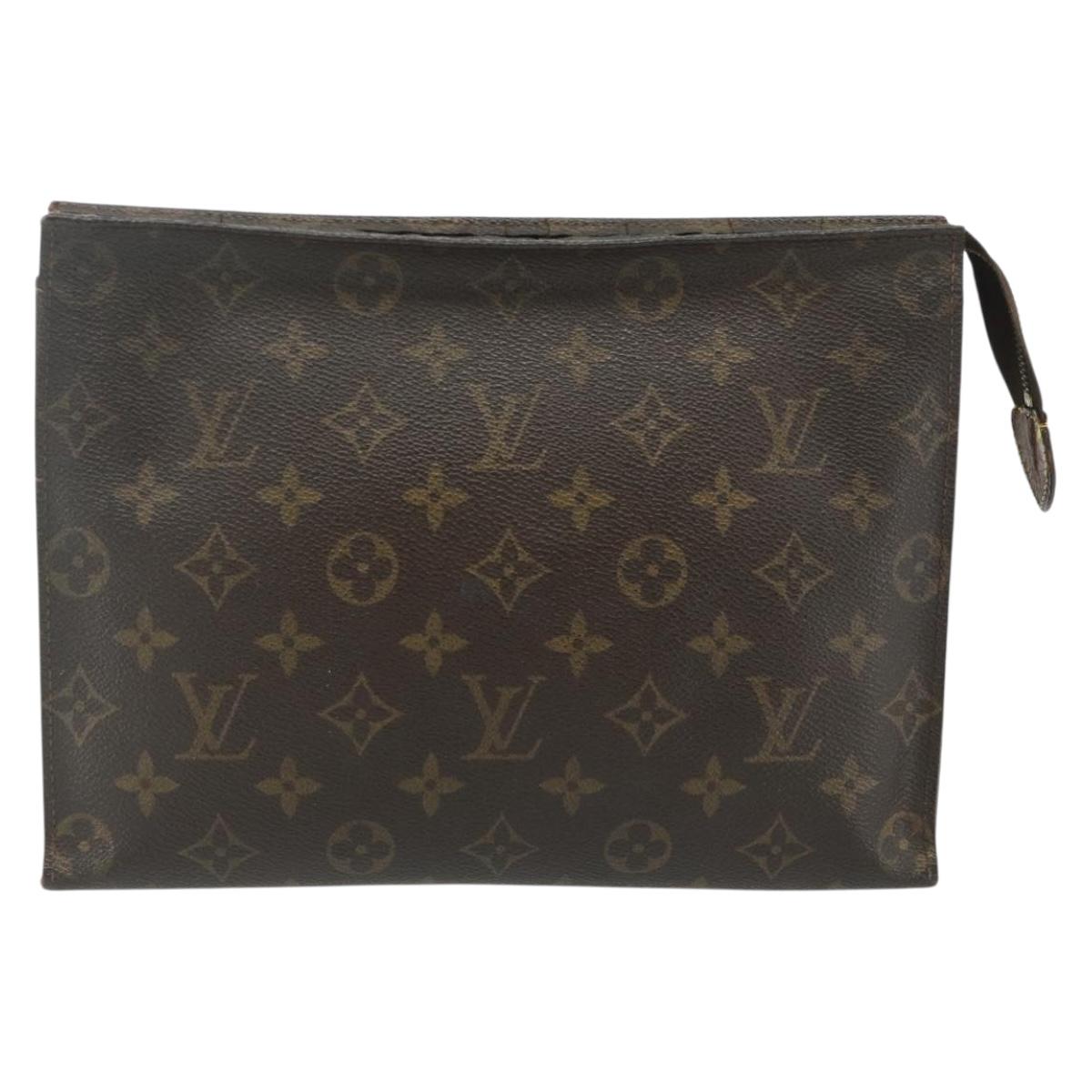 LOUIS VUITTON Monogram Poche Toilette 26 Pouch M47542 LV Auth 175058