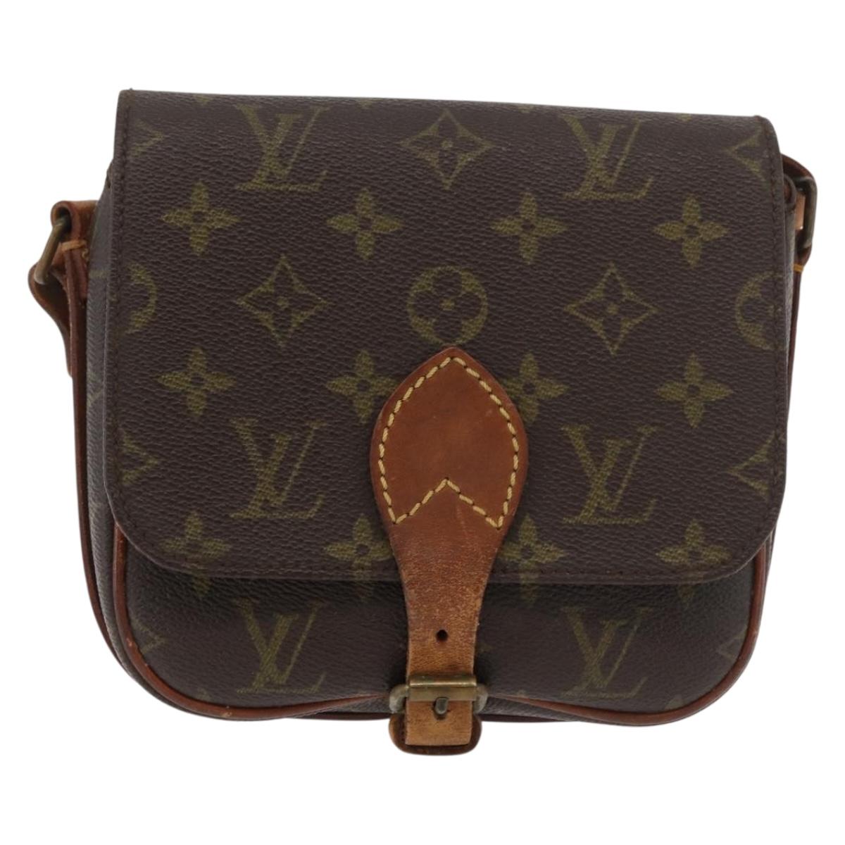 LOUIS VUITTON Monogram Cartouchiere PM Shoulder Bag M51254 LV Auth 175072