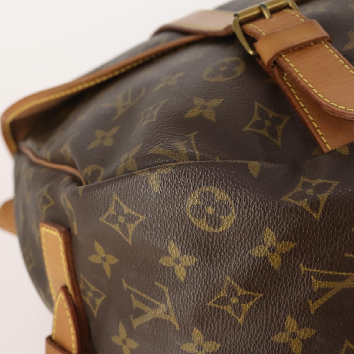 LOUIS VUITTON Monogram Saumur 43 Shoulder Bag M42252 LV Auth 175074A