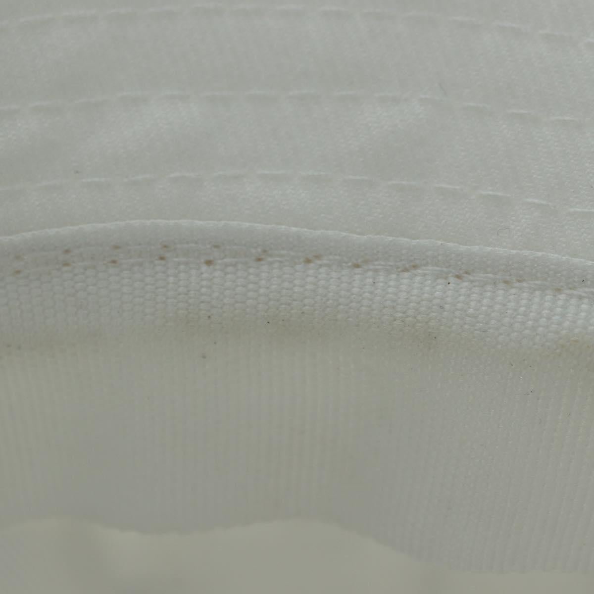 CELINE Bucket Hat Cotton L White Auth 175079M