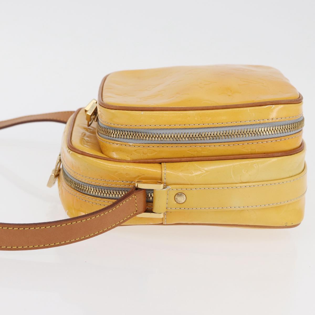 LOUIS VUITTON Monogram Vernis Wooster Shoulder Bag Gris M91036 LV Auth 175082