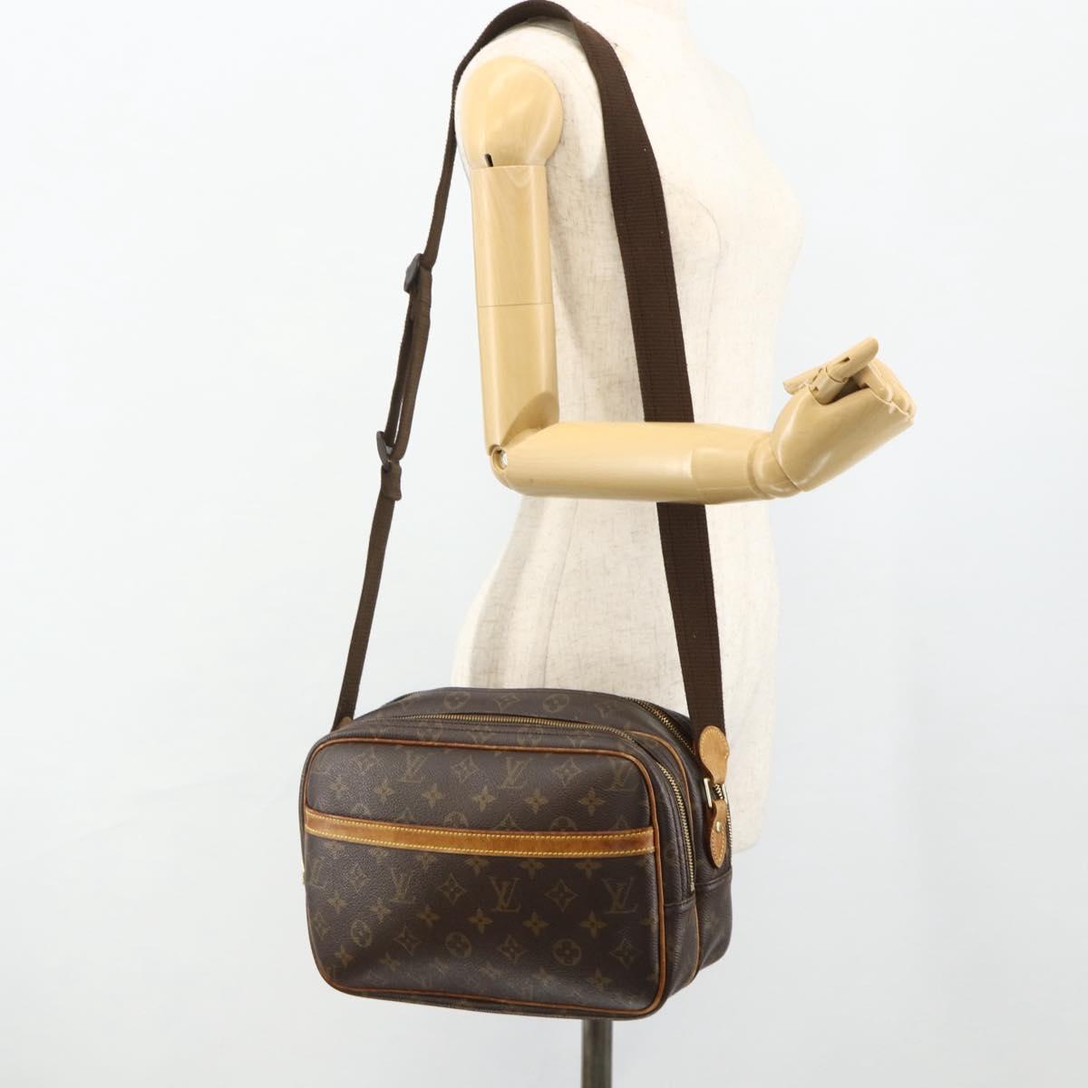 LOUIS VUITTON Monogram Reporter PM Shoulder Bag M45254 LV Auth 175084