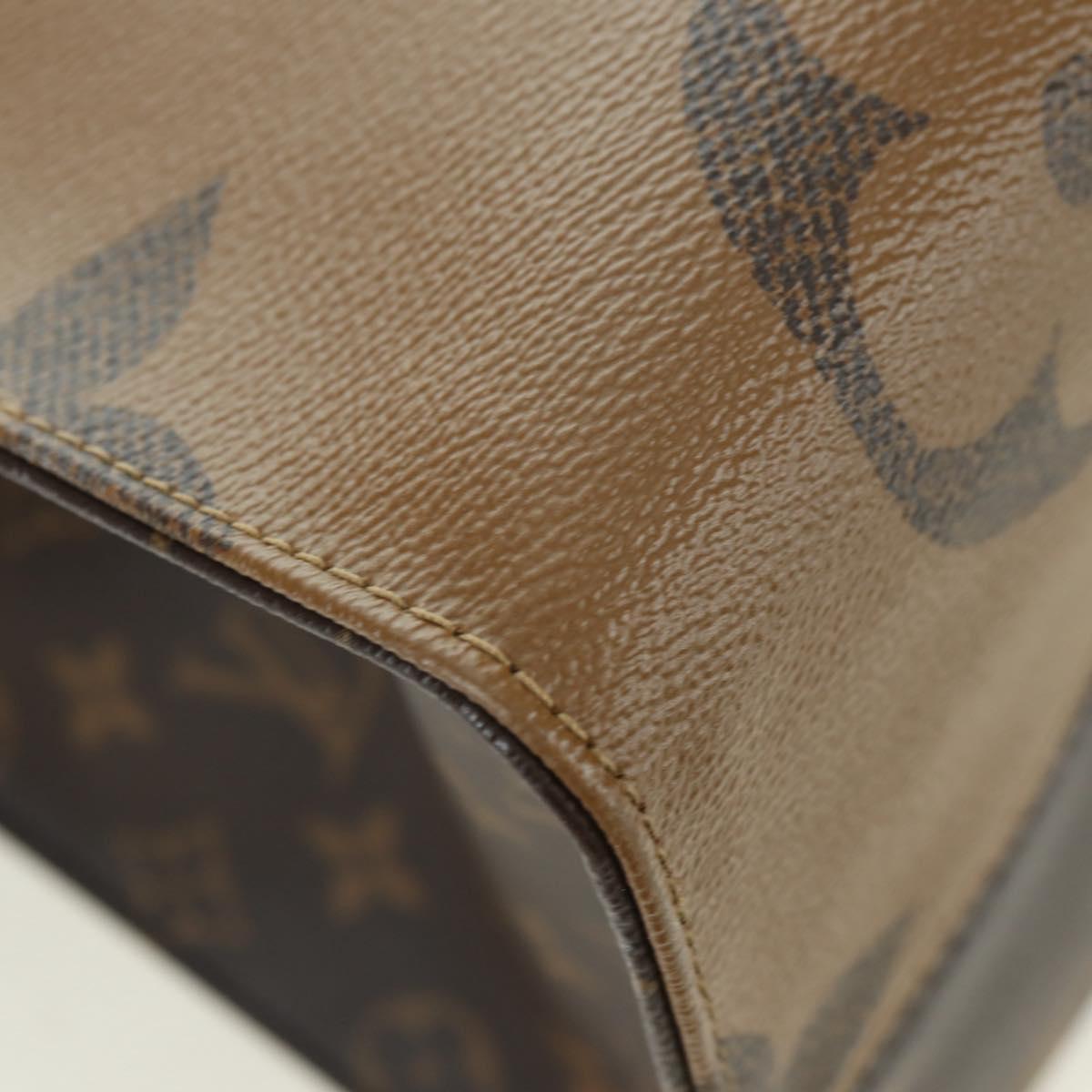 LOUIS VUITTON Monogram Reverse Giant On The Go GM Tote Bag M45320 Auth 175102SAM
