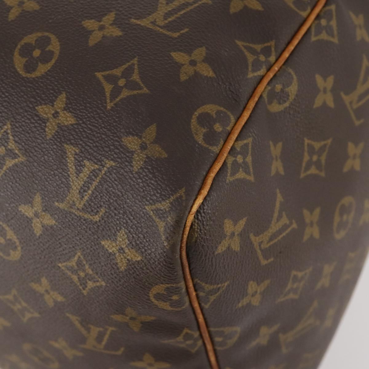 LOUIS VUITTON Monogram Keepall 55 Boston Bag M41424 LV Auth 175113
