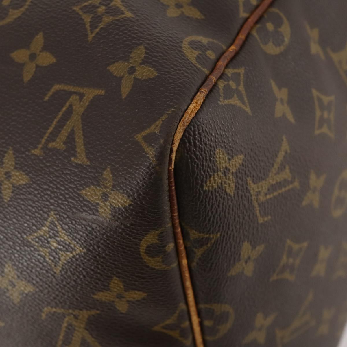 LOUIS VUITTON Monogram Keepall 55 Boston Bag M41424 LV Auth 175113