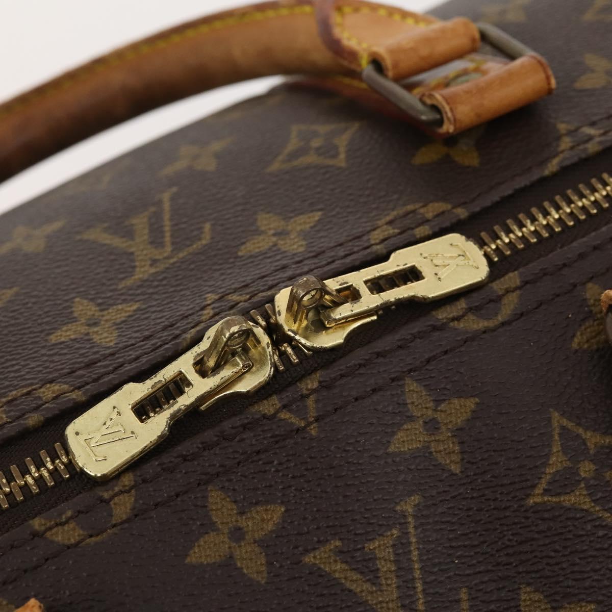 LOUIS VUITTON Monogram Keepall 55 Boston Bag M41424 LV Auth 175113