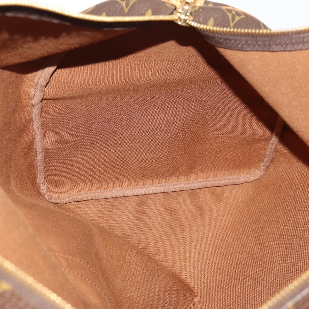 LOUIS VUITTON Monogram Keepall 55 Boston Bag M41424 LV Auth 175113